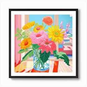 Bright Floral Art Print