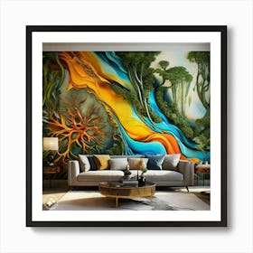 Abstract Painting 9 Art Print