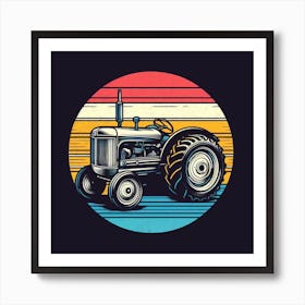 Vintage Tractor 2 Art Print