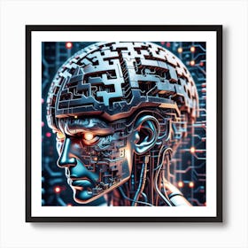 Artificial Intelligence Concept 1 Art Print