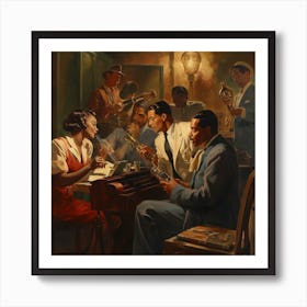 Jazz Musicians 1 Art Print