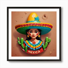 Mexican Logo Design Targeted To Tourism Business 2023 11 08t195119 Art Print