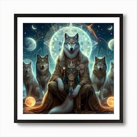 Luno the wolf 10 Art Print