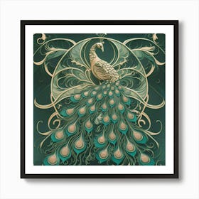 Peacock 46 Art Print