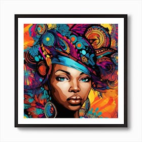 African Woman 37 Art Print