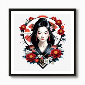 Geisha 3 Art Print