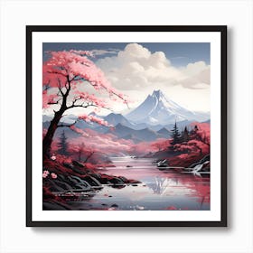 Sakura Blossoms Art Print