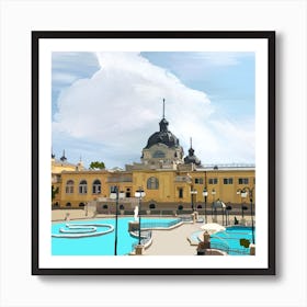 Budapest thermal baths Art Print