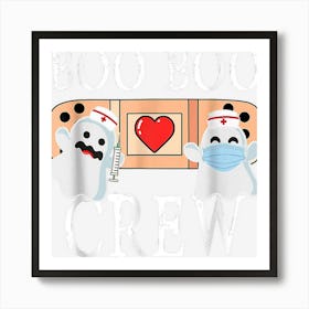 Boo Boo Crew Ghost Nurse Costume Girls Halloween Art Print