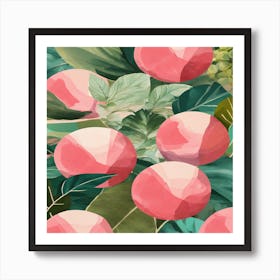 Peach Blossoms Art Print