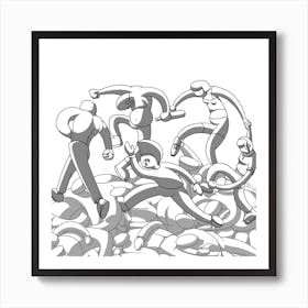 Matissese' Dance Revisited 2 Art Print