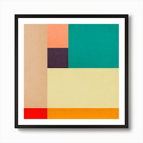 Contemporary modern geometry 12 Art Print