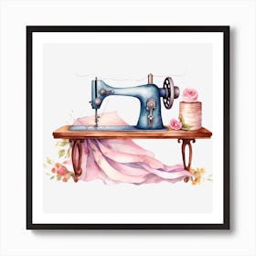 Sewing Machine Art Print