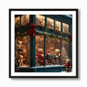 Christmas Shop Art Print