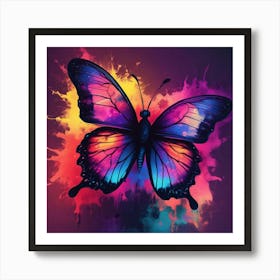 Colorful Butterfly 145 Art Print