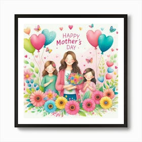 Mother's Day Gift Idea Motherhood Art Print