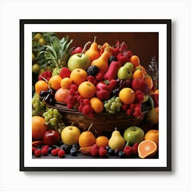 Fruit Basket Art Print