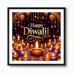 Happy Diwali Images Templates Design S (13) Art Print