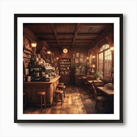 Coffee Shop 2 Art Print