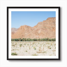 Rocky Desert Landscape Art Print