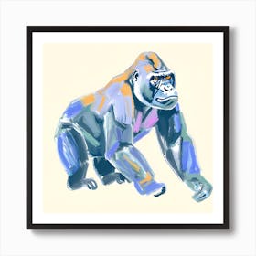 Western Lowland Gorilla 01 Art Print