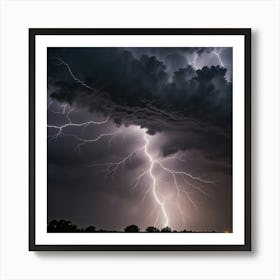 Lightning Storm 9 Art Print