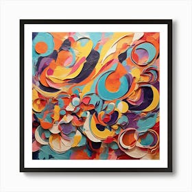 Abstract Abstract Painting 13 Art Print