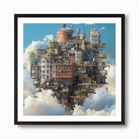 City In The Sky 9 Art Print