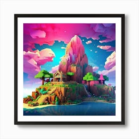 Pixel Art Art Print