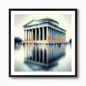 Artemis Temple - Painting Art Print