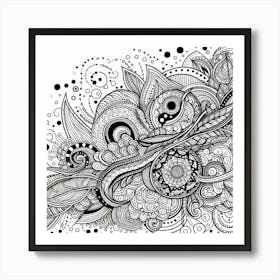 Doodles 2 Art Print