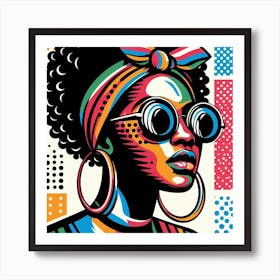 Afro Pop Art Art Print