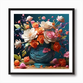 Flowers In A Vase Art Print