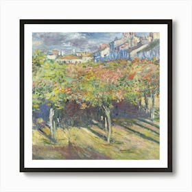 Claude Monet'S Vineyard Art Print