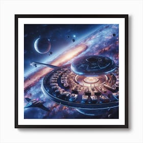 Space Station 66 Art Print