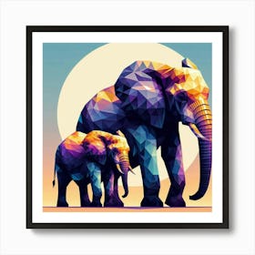 Gentle Giants Elephants Affiche