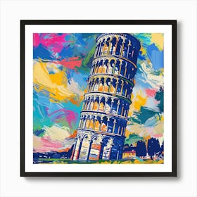 Leaning Tower Of Pisa 6 Art Print