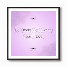 Motivational Quote Poster: Pink And Purple Gradient Minimalist Modern Design Art Print