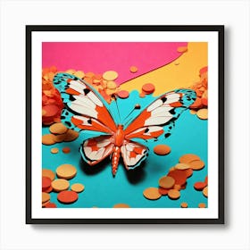 Butterfly - Butterfly Stock Videos & Royalty-Free Footage Art Print