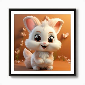 Cute Bunny 15 Art Print