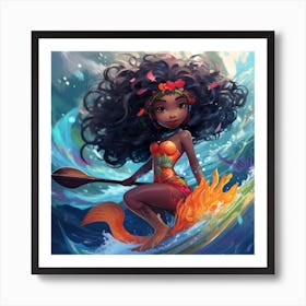 Mermaid 7 Art Print