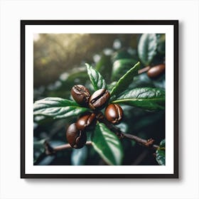 Coffee Beans On A Tree 71 Art Print