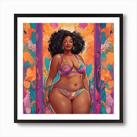 Sexy Woman Healing Art Print