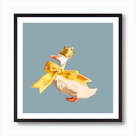 Royal Duck Art Print