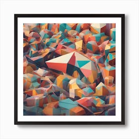 Polygons Art Print