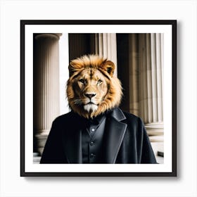 Lion head 2 Art Print