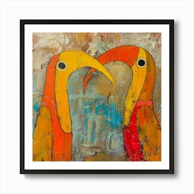 Two Toucans Art Print