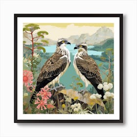 Bird In Nature Osprey 1 Art Print
