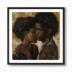 Echantedeasel 93450 African American Black Love Stylize 975 80af7b03 1da9 4027 9d5e 547434991ffe Art Print