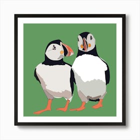 Alright Puffin Art Print